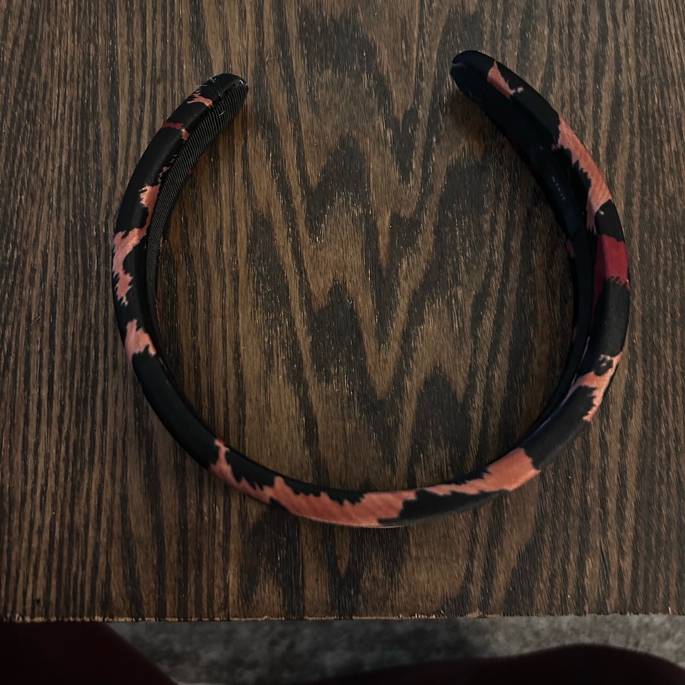 J. Crew Stylish Black and Brown Headband - Picture 3 of 6